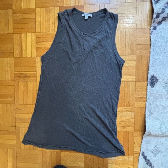 James Perse Muscle tank top grey blackish - Picture 5 of 7